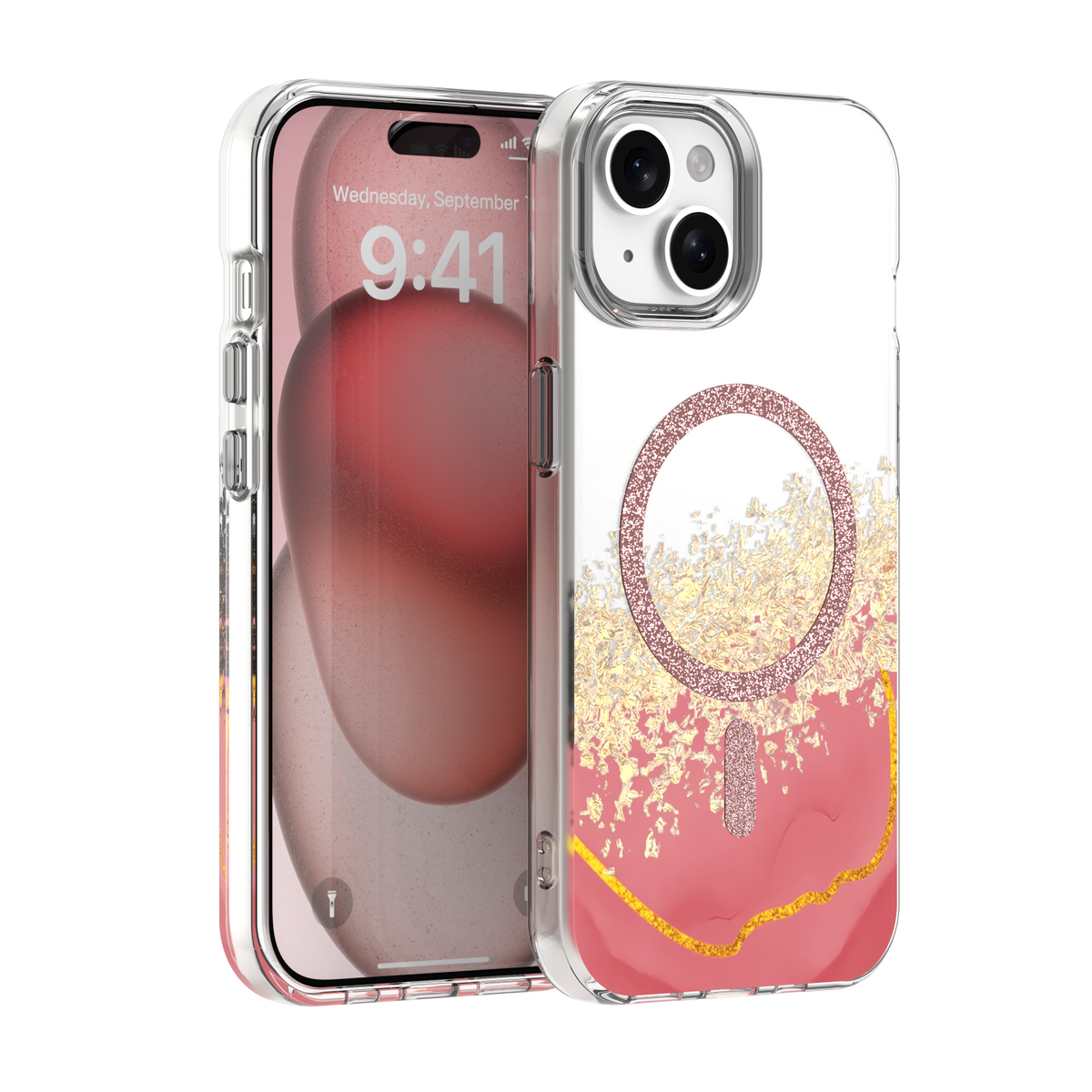 iPh15 Epoxy Mag pink
