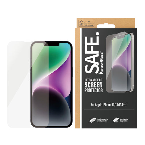 SAFE. iPhone 14/13/13 Pro UWF Screen Protector