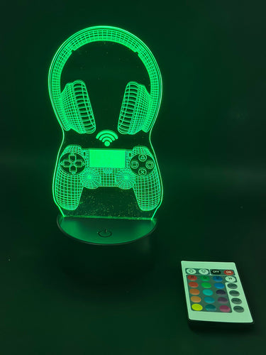 3D LED Lampe Controller/headst
