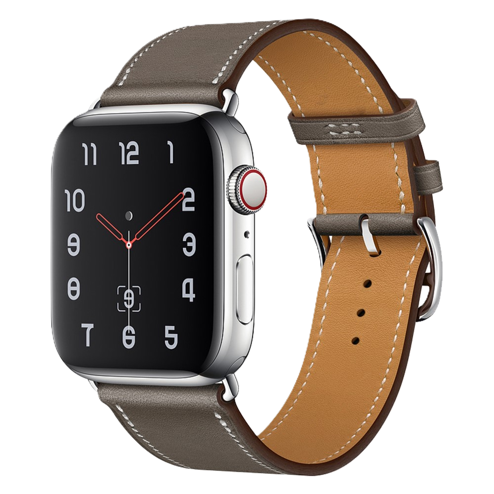 Apple watch 38/40/41 Ægte læder Grå 38/40/41