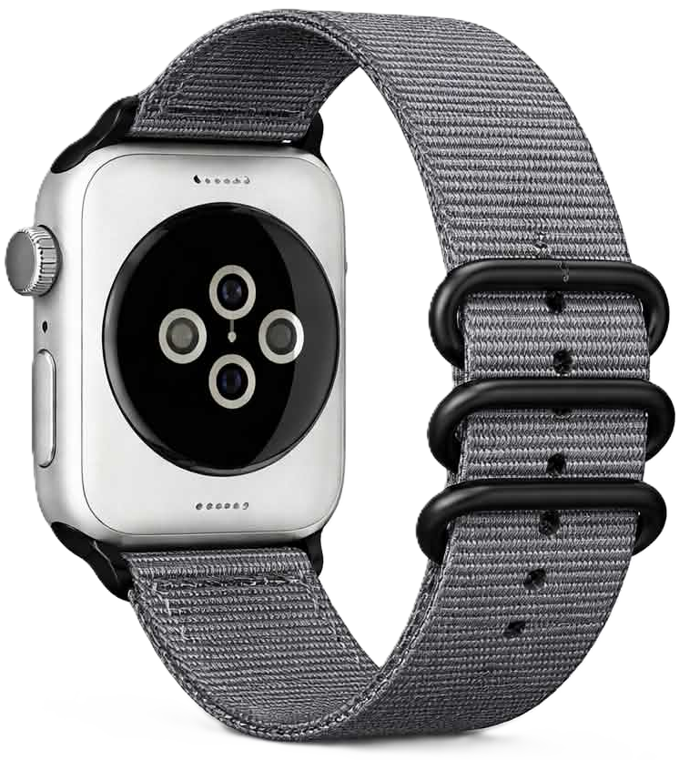 Apple watch 38/40/41 Canvas Grå 38/40/41