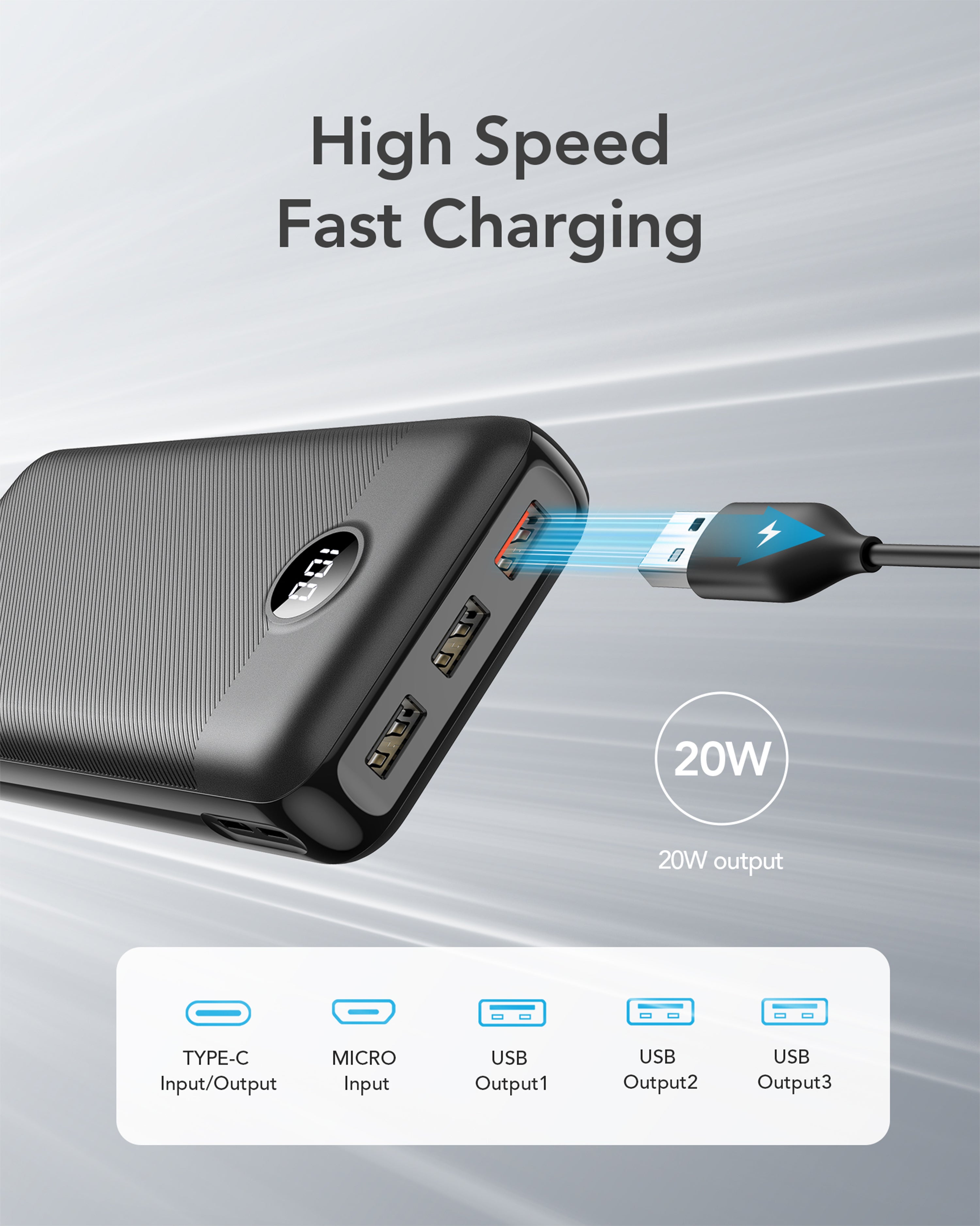 L30 30000 mAH Powerbank - billede 10