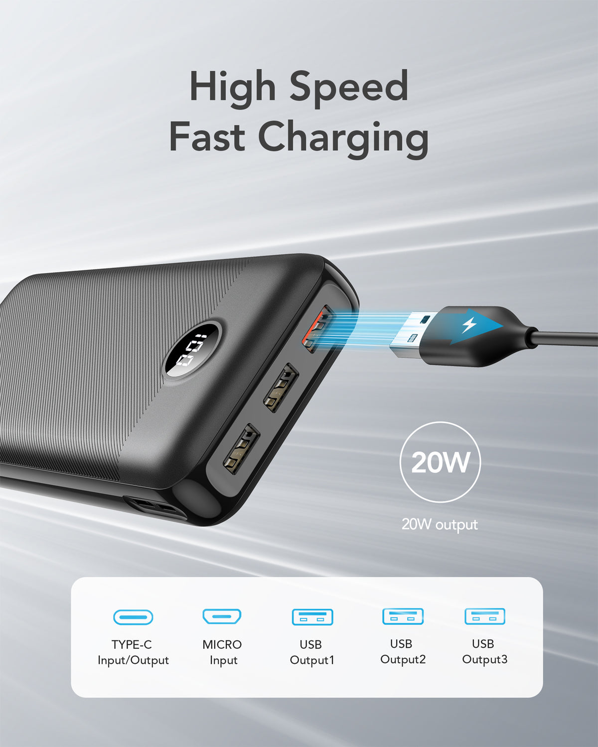 L30 30000 mAH Powerbank - billede 10