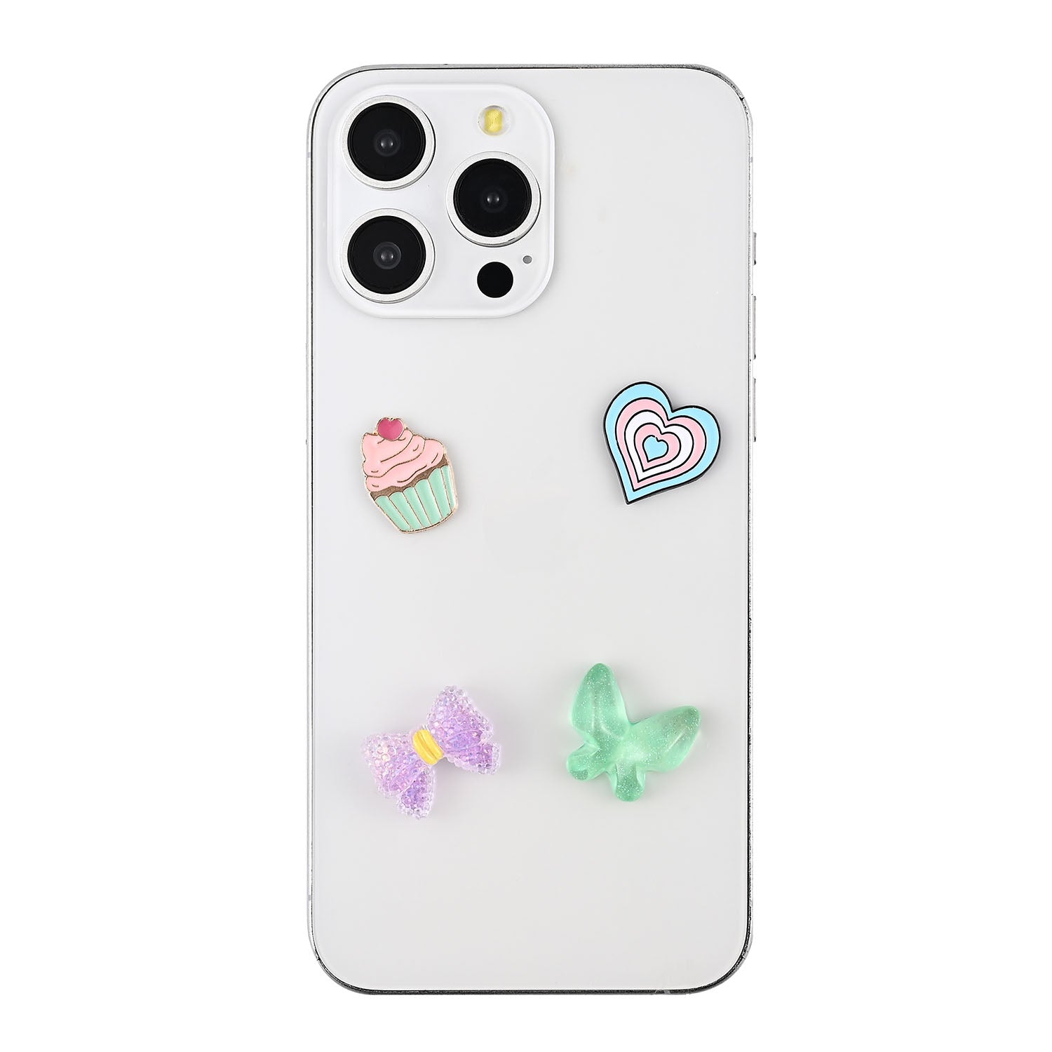 Charms Pimp Your Phone Metal og Plastik 4 stk