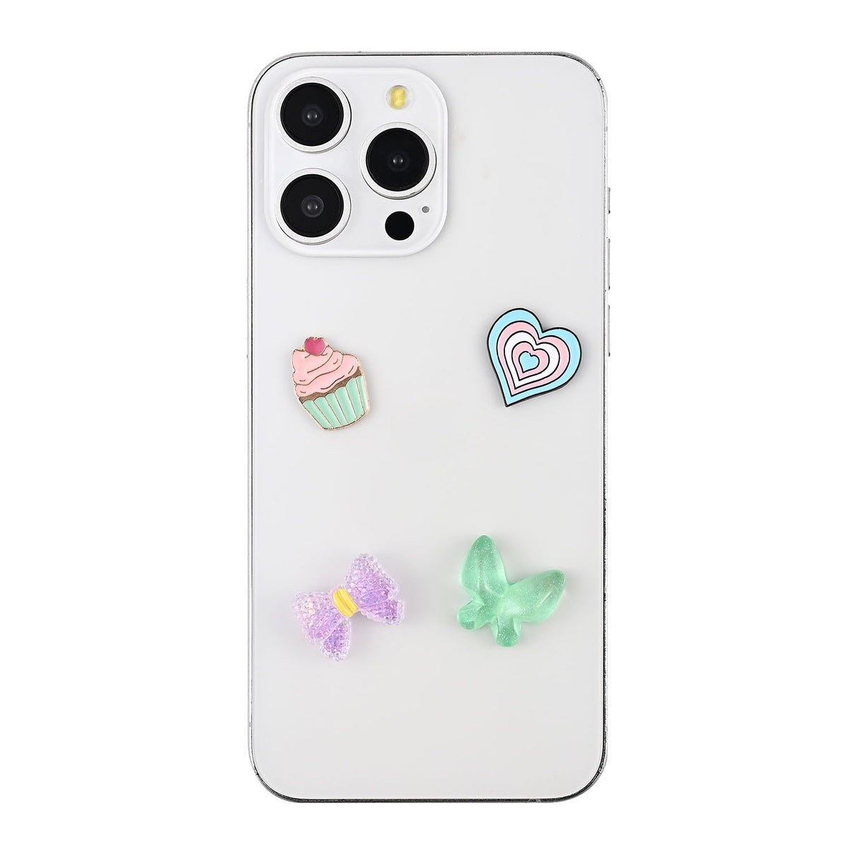 Charms Pimp Your Phone Metal og Plastik 4 stk