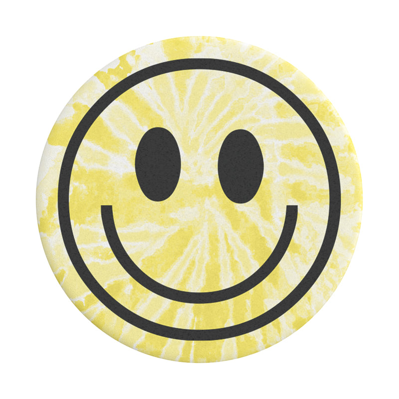 POPSOCKETS Tie Dye Smiley Aftageligt Greb m. Standerfunktion