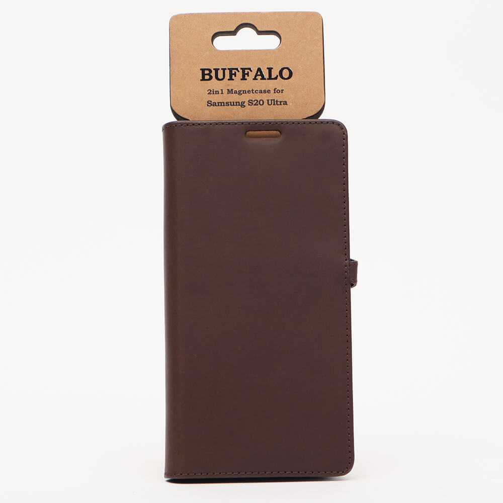 BUFFALO Wallet Brun Læder Samsung S20 Ultra
