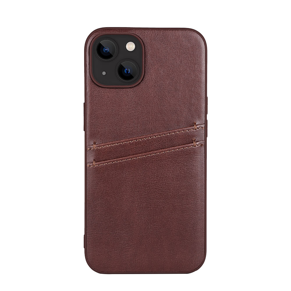 BUFFALO Backcover 2 card iPhone 13/14 6,1" Brown