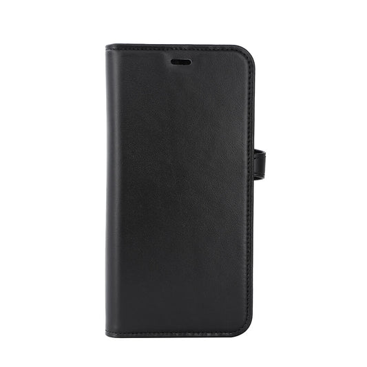 iPhone 15 Plus Black - BUFFALO 2in1 Leather 3 card MagSerie