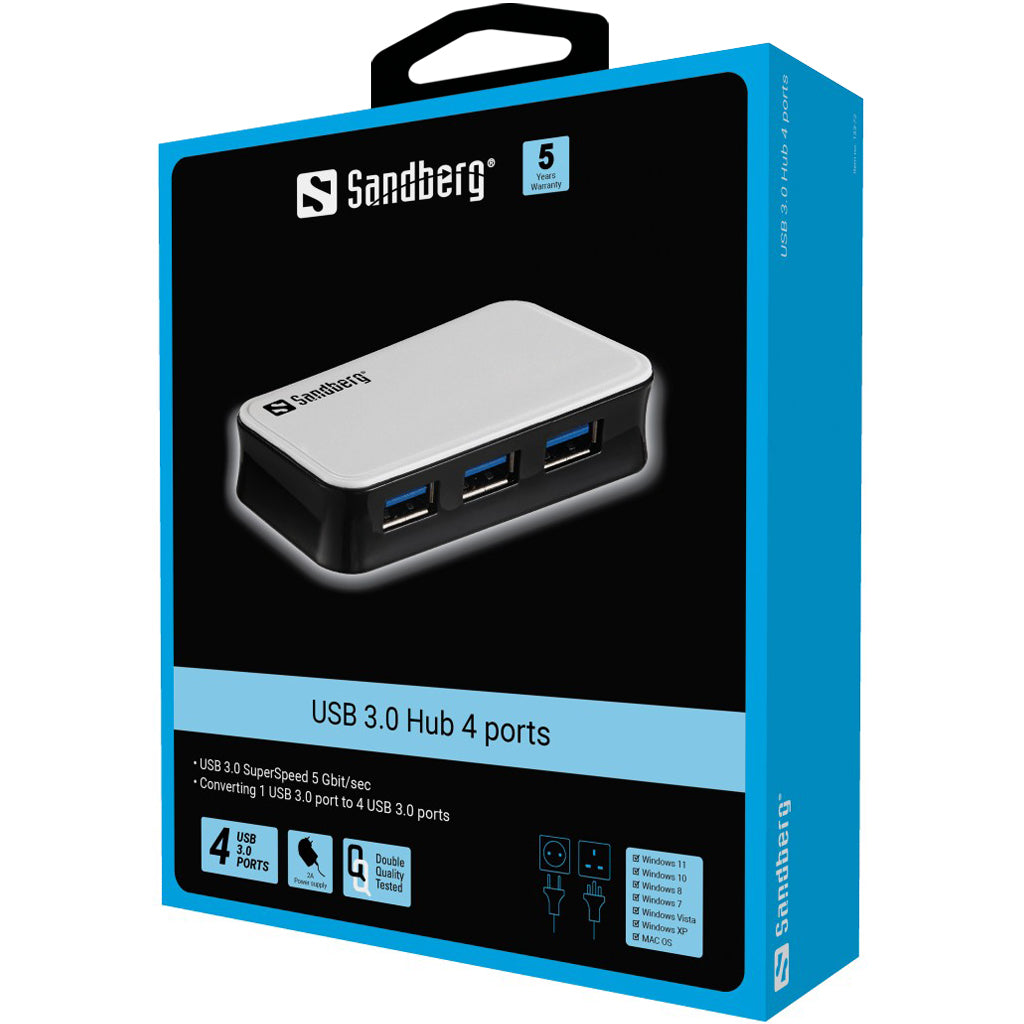 USB 3.0 Hub 4 ports - billede 2