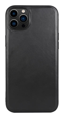 iPhone 14 Plus Læder Cover 6 7 – Sort – Buffalo
