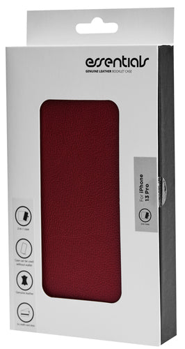 iPhone 13 Pro Læder Wallet Flip Cover detachable – Rød