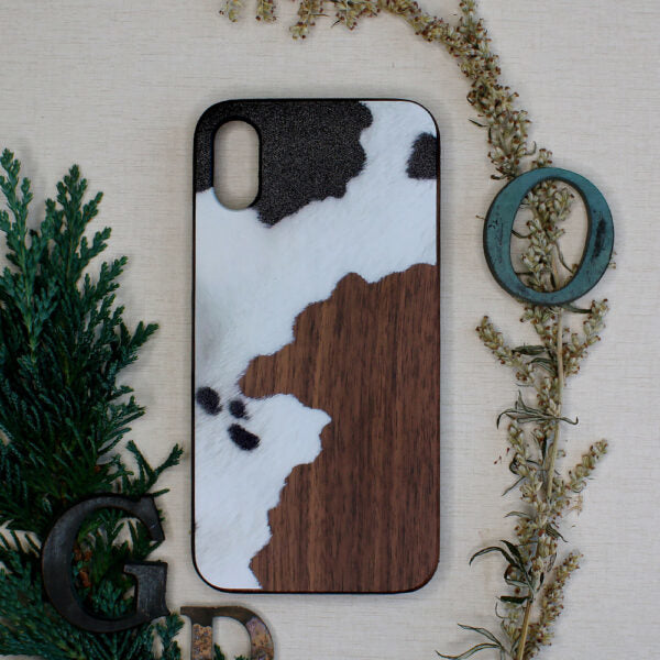 iPhone X/XS Cover Træ Koskind