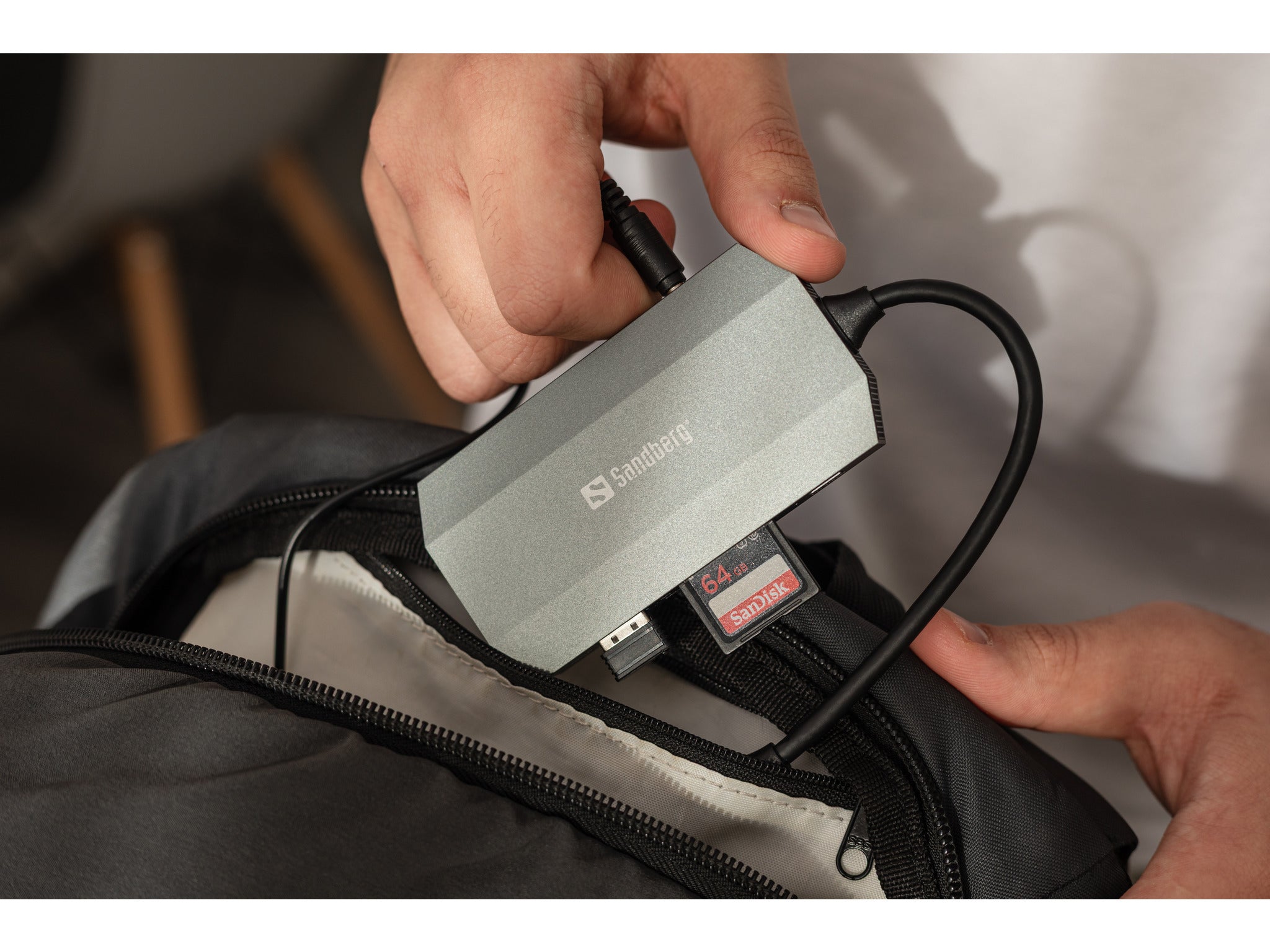 USBC 6-in1 Travel Dock, Alu - billede 5
