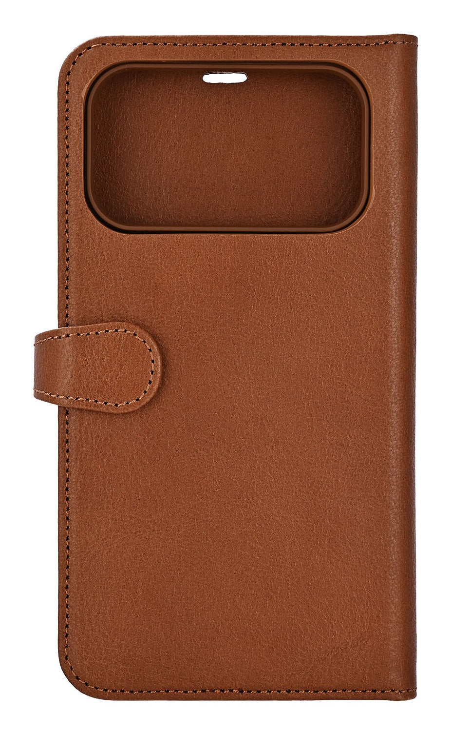 iPhone 17 Pro Max / 18 Pro Max Wallet Flip Cover 2 i 1 MAG – Brun – Buffalo - billede 2
