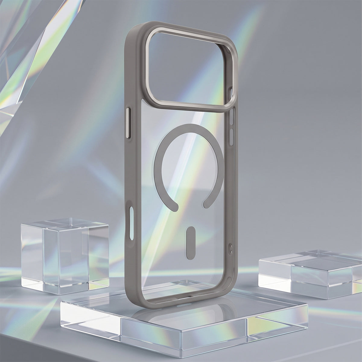 iPh17PM/18PM Clear Mag Silver - billede 6