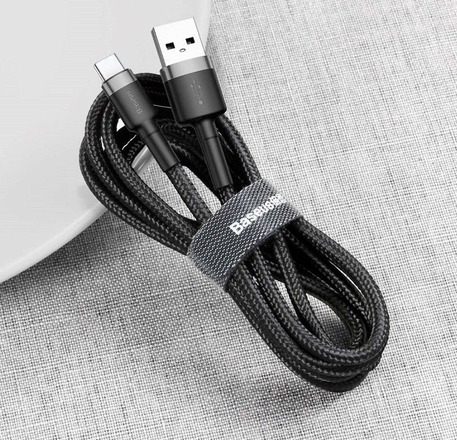 Kabel USBA/USBC 0,5m Sort/Grå - billede 6