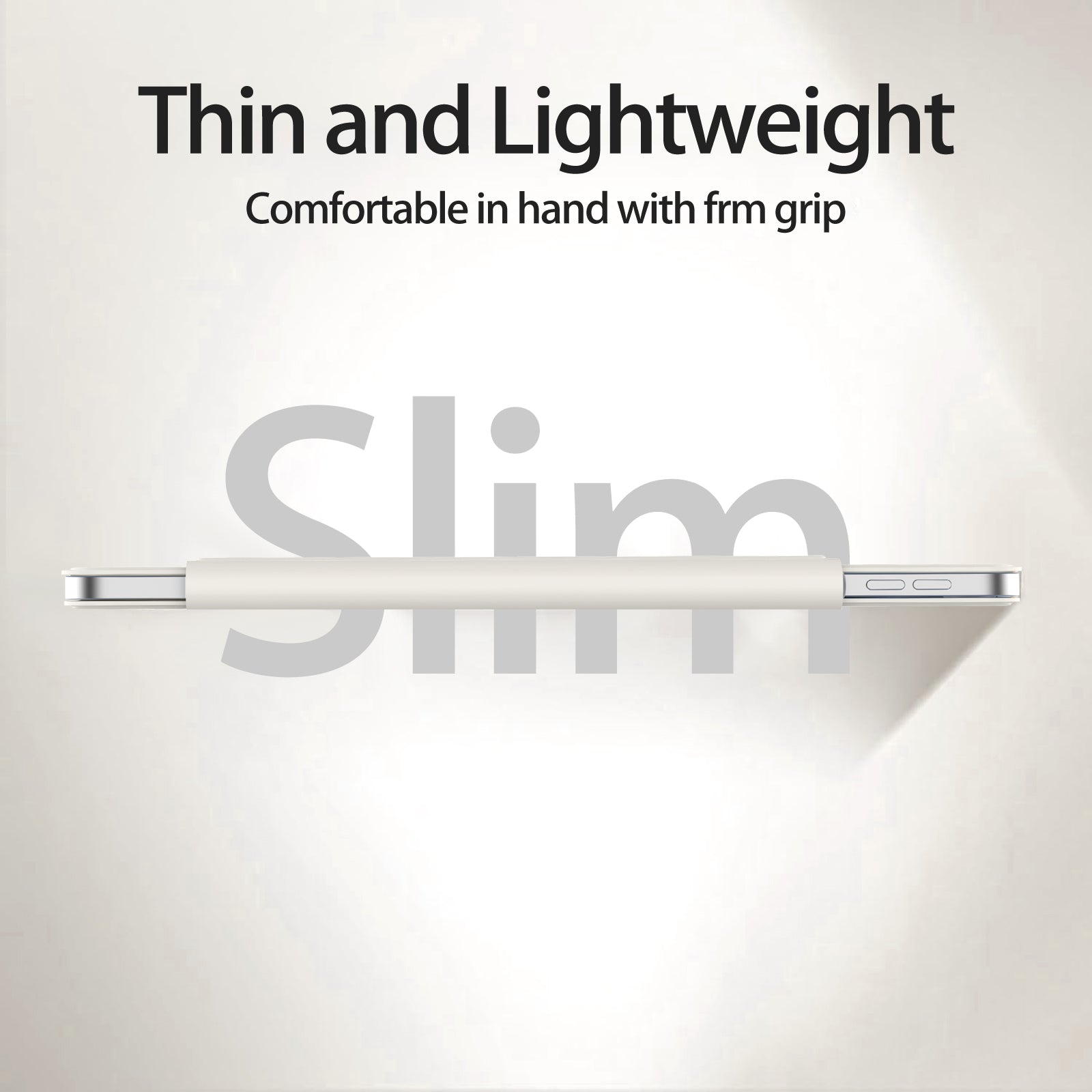 iPad 10,9 / Air4/5/11  Tri-Fold MAGNET Hvid