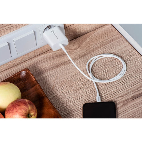 Væglader 25W USBC m/Kabel