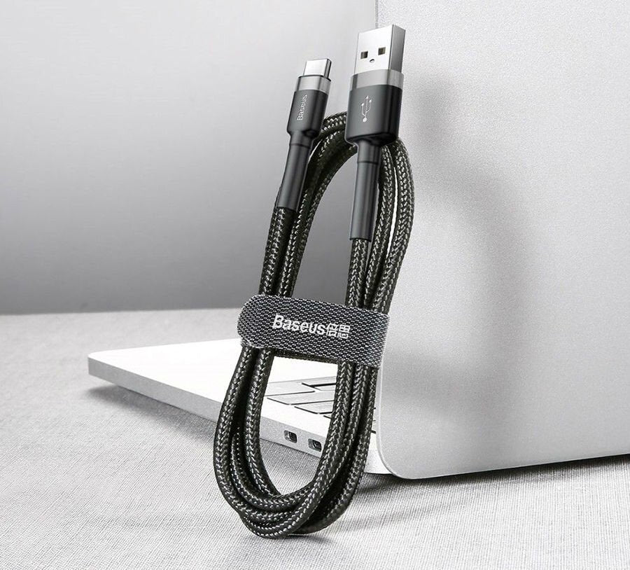 Kabel USBA/USBC 0,5m Sort/Grå - billede 7