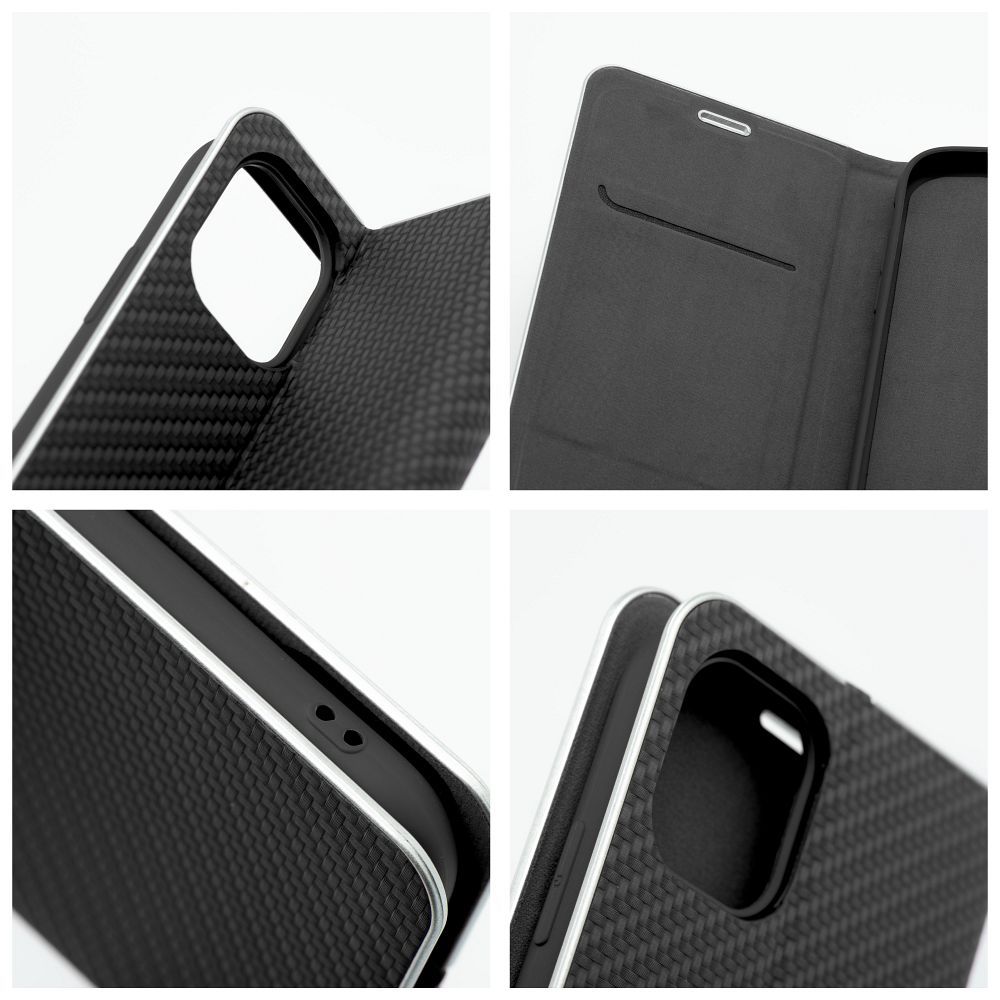 iPhone 14 Wallet Flip Cover Luna – Sort