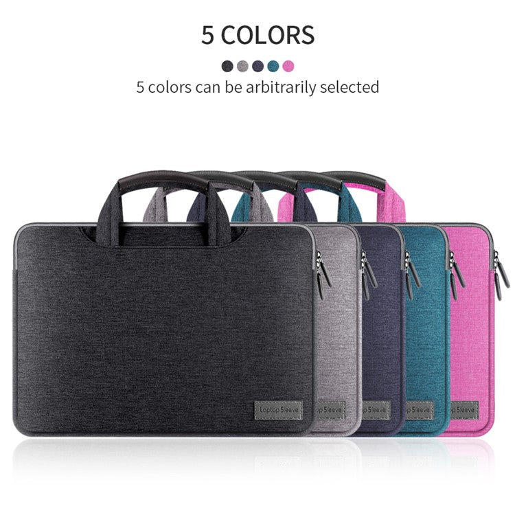 Large Capacity Laptop Bag Laptop Sleeve Tote Bag Computer Handbag Fits 15-inch Laptop and Tablet - Pink - produktbillede 7