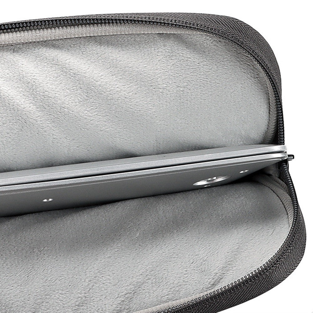 ND12 14.1-15.4 Inch Laptop Sleeve for MacBook Pro Soft Fluff  Lining Anti-scratch Notebook Protective Bag -  Grey