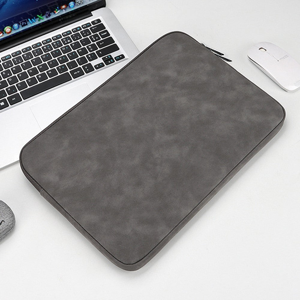 ND12 14.1-15.4 Inch Laptop Sleeve for MacBook Pro Soft Fluff  Lining Anti-scratch Notebook Protective Bag -  Grey