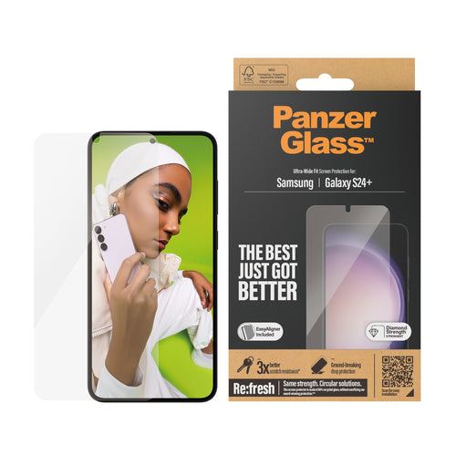 PG Screen Protector Galaxy S24 Plus Ultra-Wide FitwA
