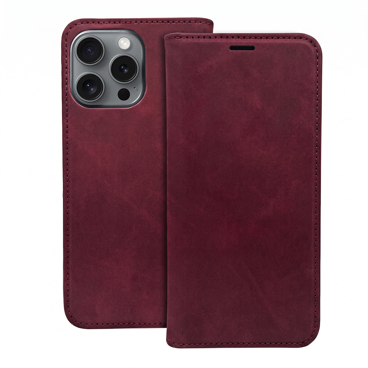 iPhone 16 Flipcover Ruskind Maroon