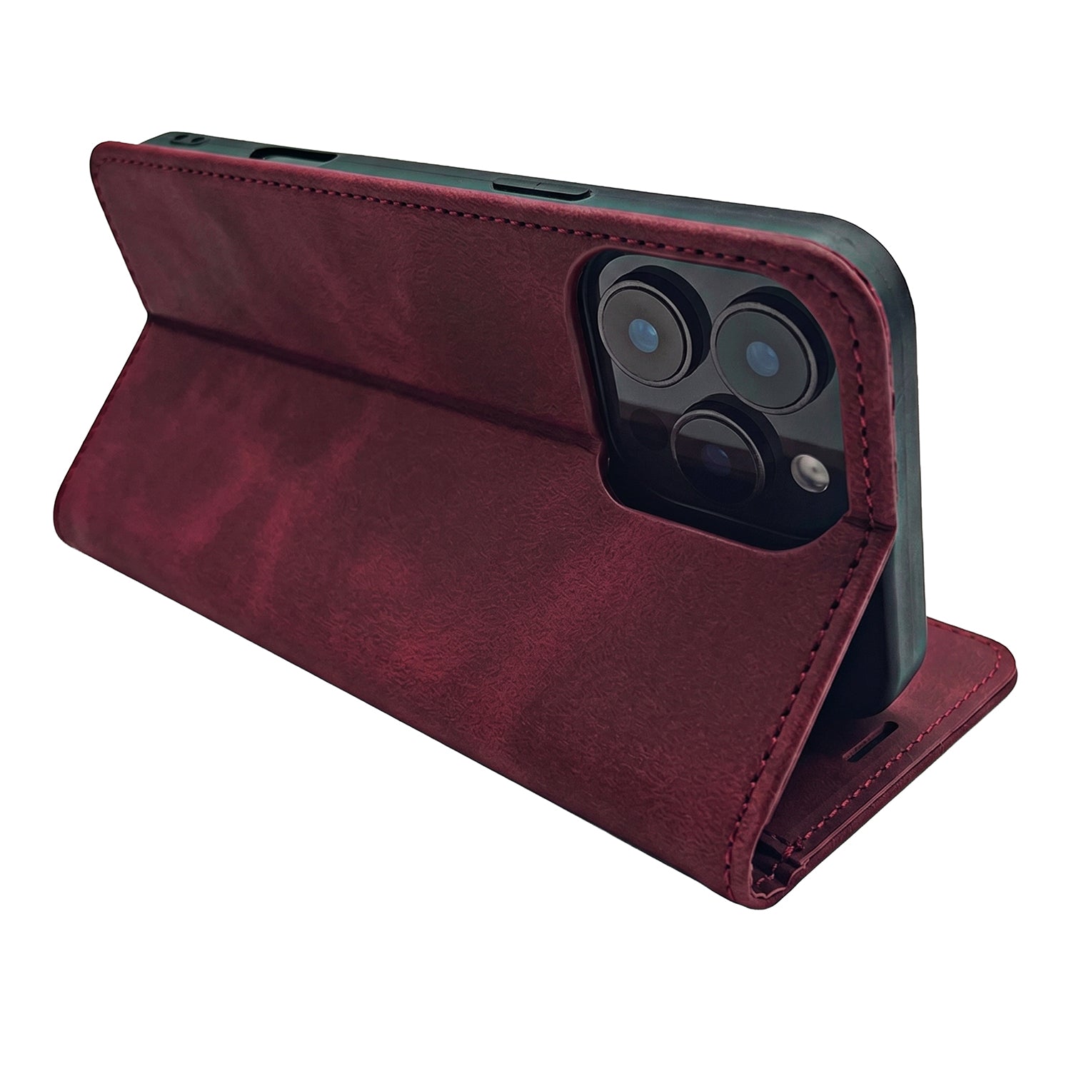 iPhone 15 Flipcover Ruskind Maroon
