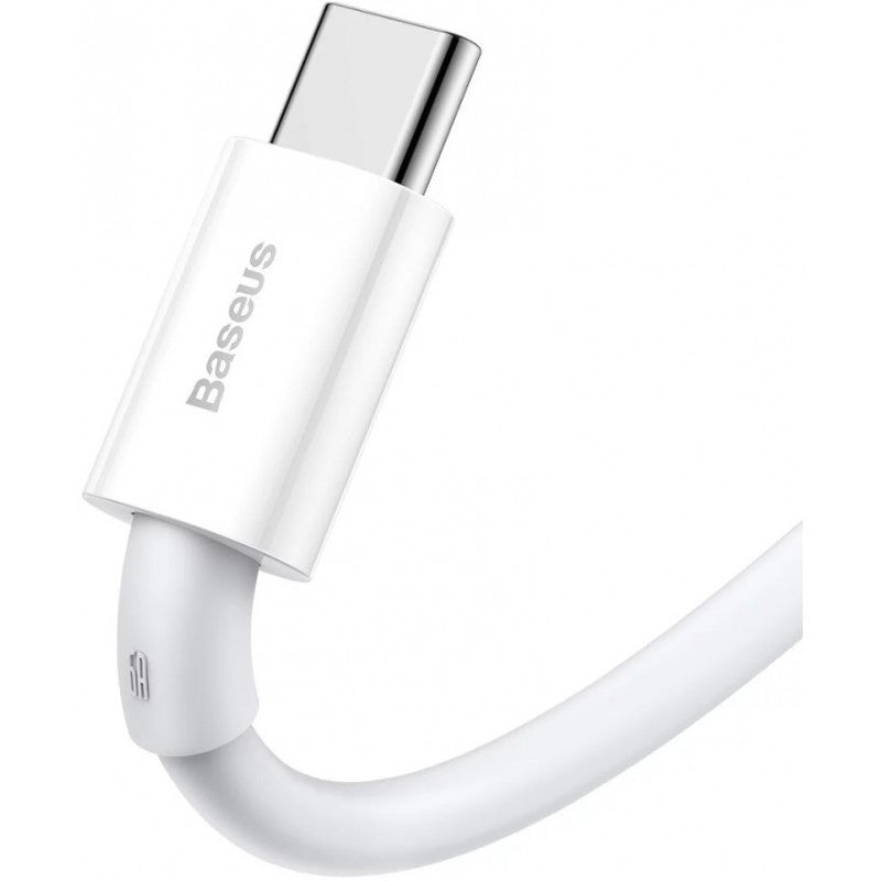 BASEUS USB Cable - Superior CATYS-A02  usb-type c 66watt 2 m white - billede 3