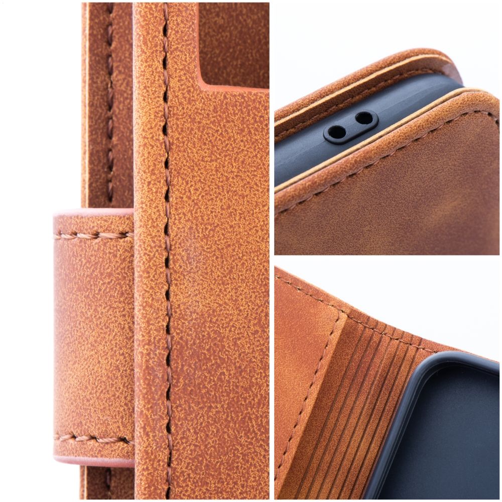 iPhone 14 Wallet Flip Cover Tender – Brun