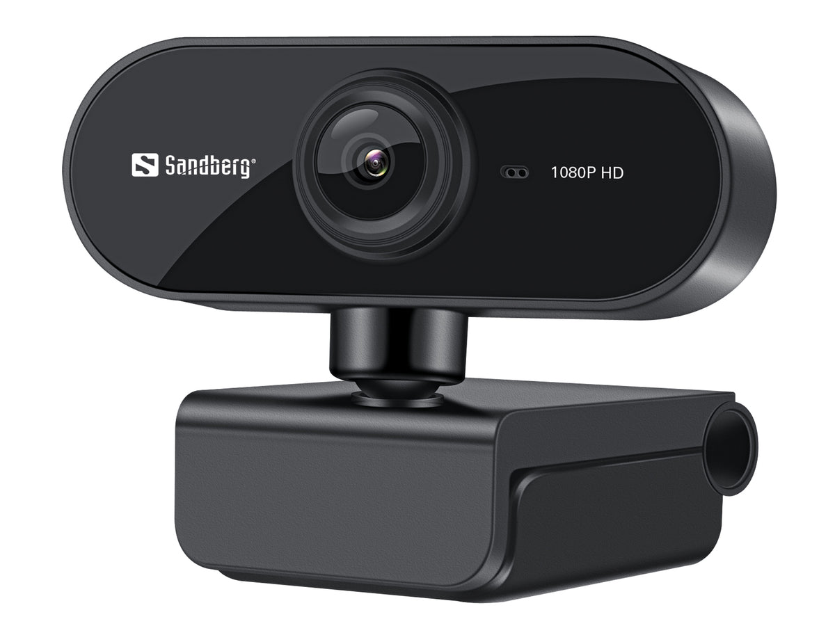 USB Webcam Flex 1080P HP Sort