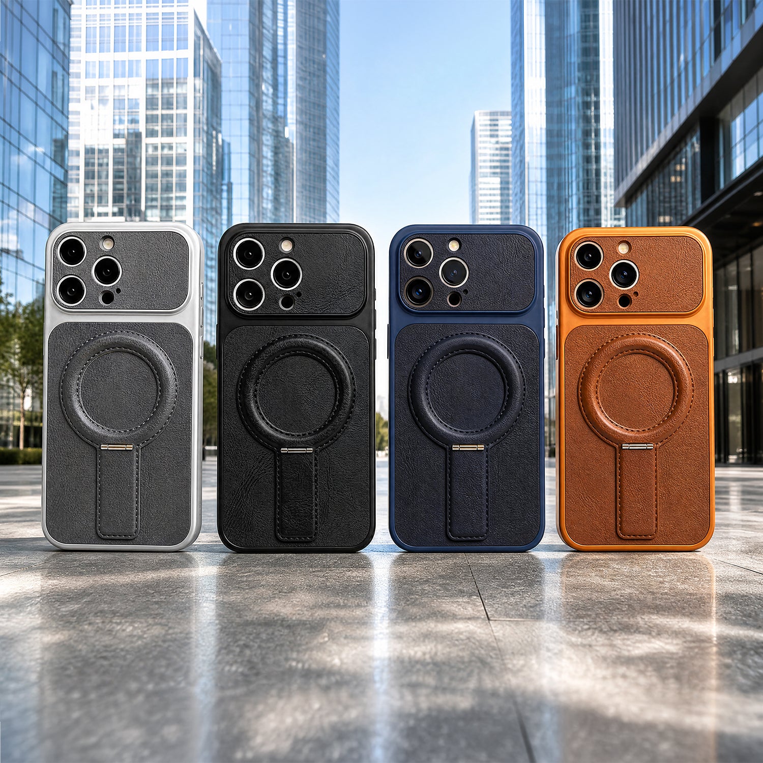 iPhone 15 Luxgrip Mag Grå