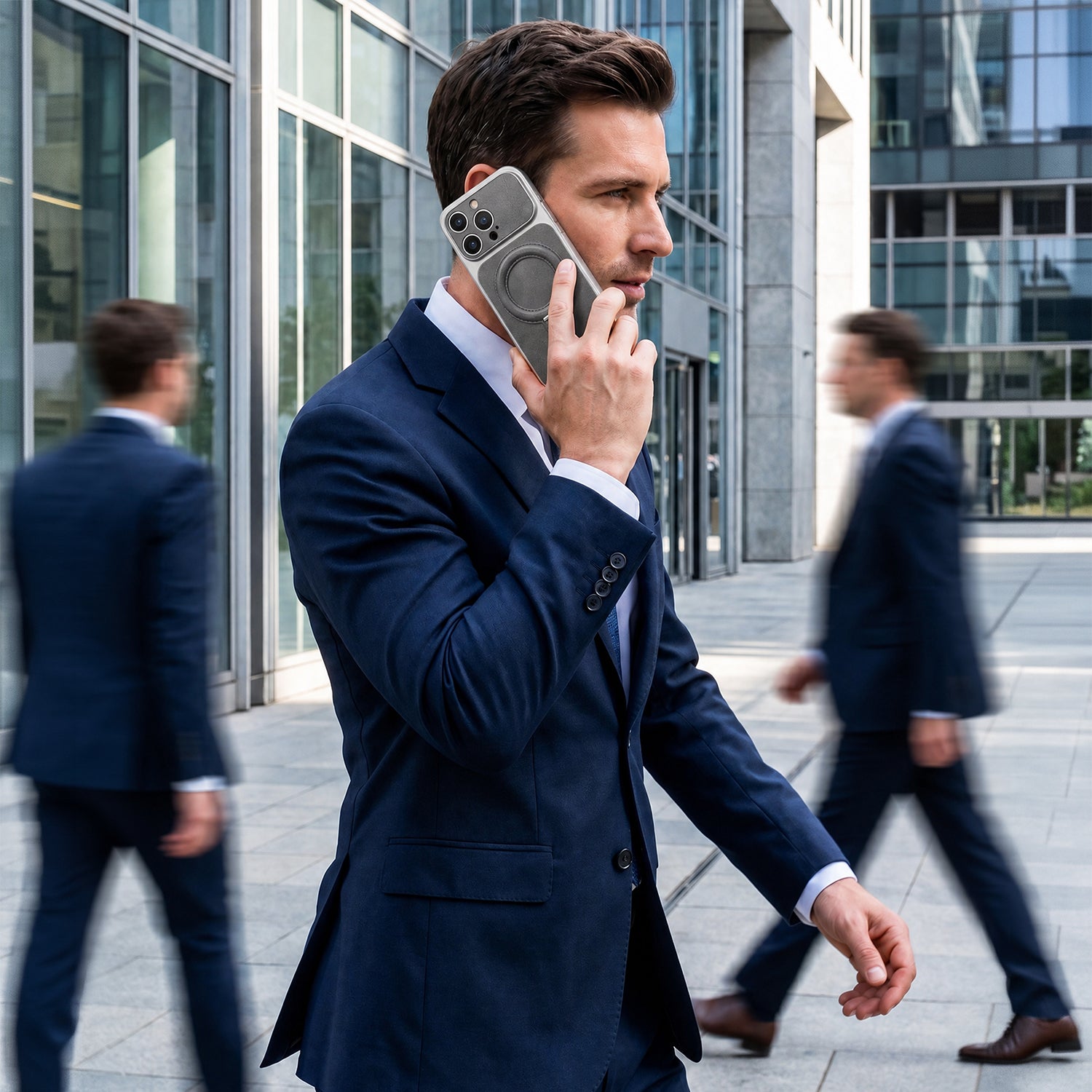 iPhone 14 Pro Luxgrip Mag Grå