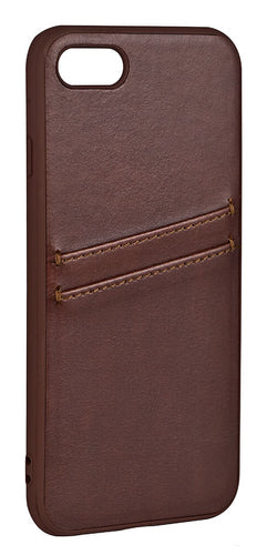 iPhone 7/8/SE Læder Cover med kortholder 2 – Brun – Buffalo