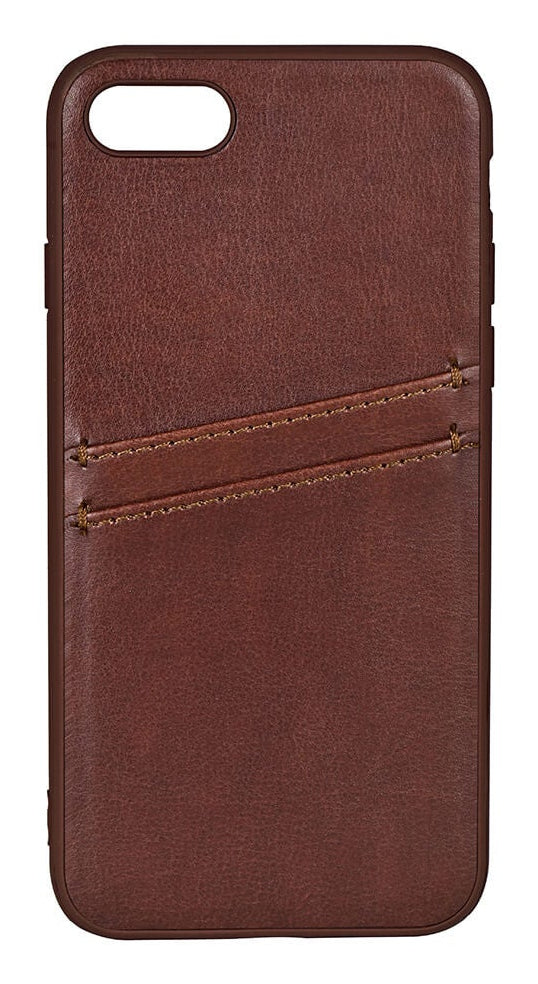 iPhone 7/8/SE Læder Cover med kortholder 2 – Brun – Buffalo