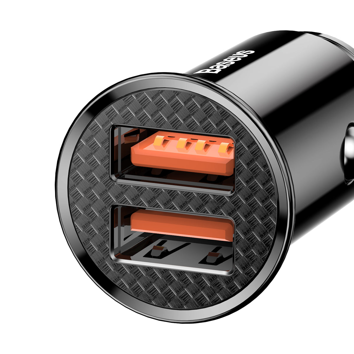 Baseus car charger USB-C - USB black Circular Plastic PD QC 3.0 PPS - billede 3
