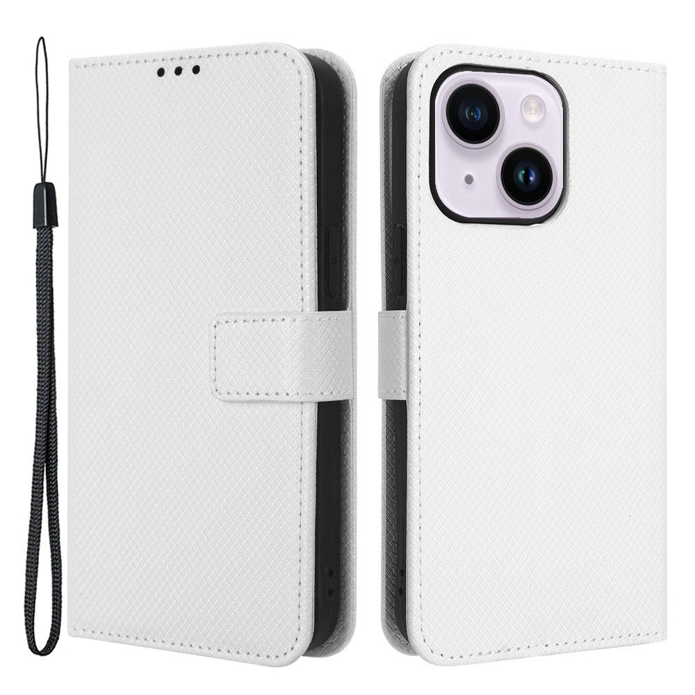 iPhone 14 Plus Wallet Flip Cover – Hvid - produktbillede 1