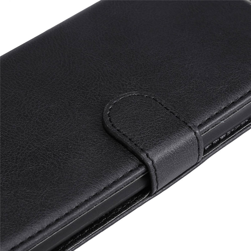 iPhone 14 Cover med kortholder M/3kort Magnetluk Og Strop – Sort