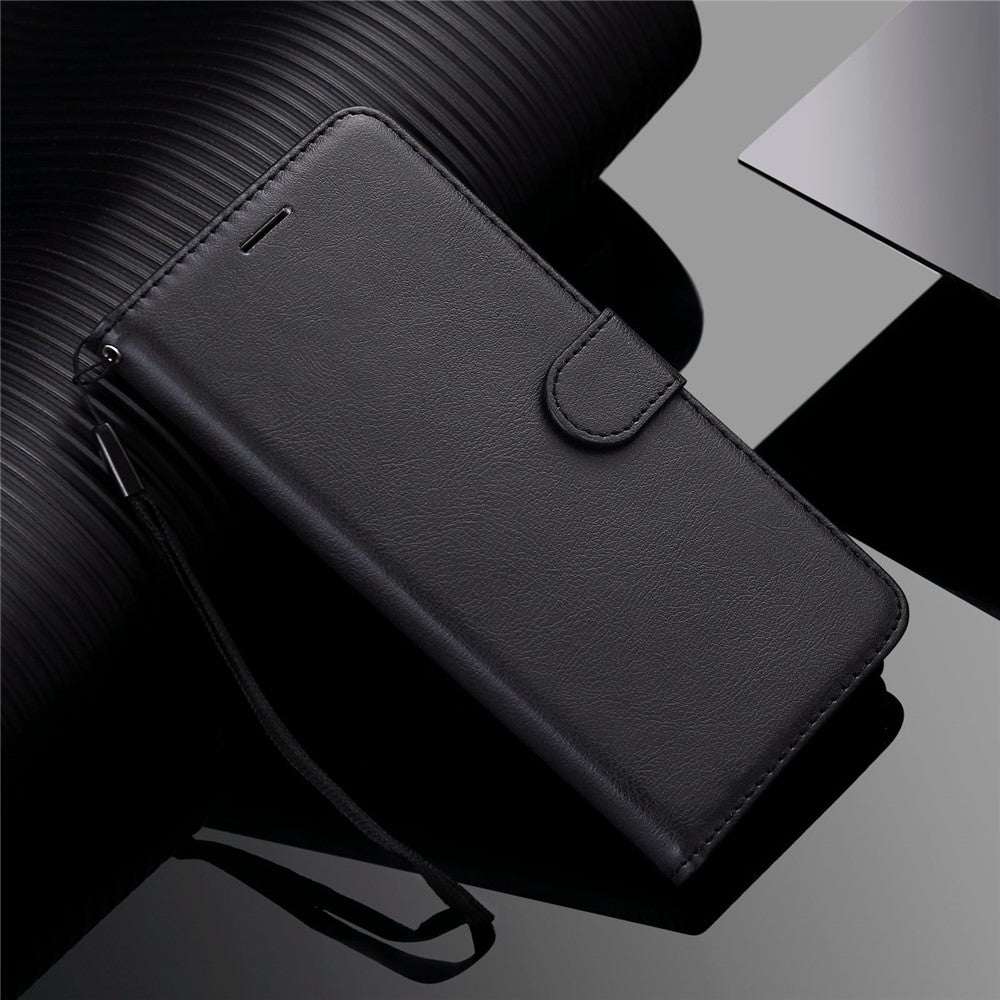 iPhone 14 Cover med kortholder M/3kort Magnetluk Og Strop – Sort