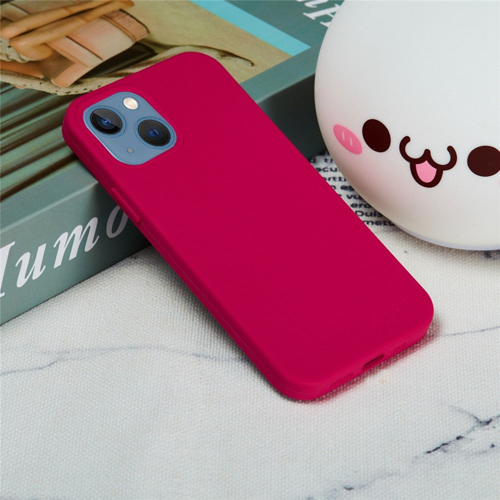 iPhone 14 plus/14 Plus Silicone Cover Ensfarvet Rose - produktbillede 5