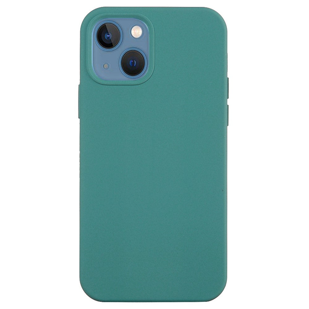 iPhone 14 plus/14 Plus Silicone Cover Ensfarvet – Grøn - produktbillede 1