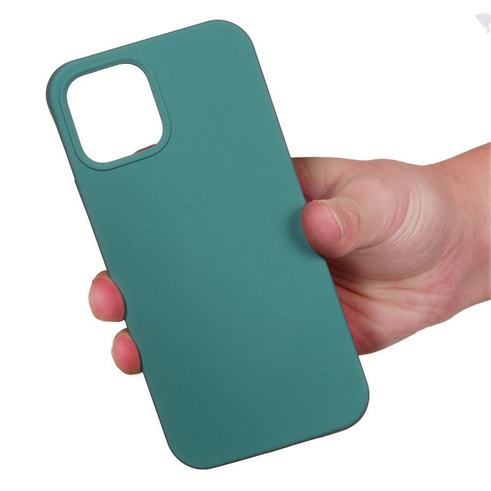 iPhone 14 plus/14 Plus Silicone Cover Ensfarvet – Grøn - produktbillede 3