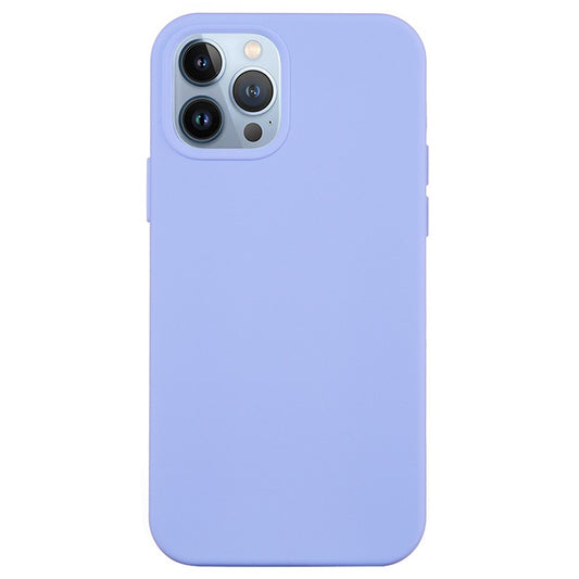 iPhone 14 pro Max Silicone Cover Ensfarvet Lys – Lilla - produktbillede 1