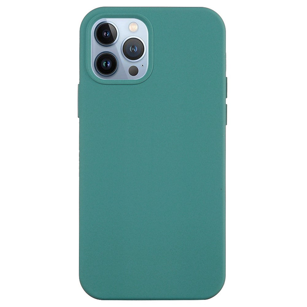 iPhone 14 pro Max Silicone Cover Ensfarvet – Grøn - produktbillede 1