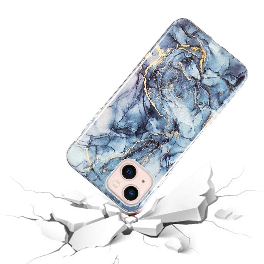 iPhone 14 Marmor – Blå/Grå - produktbillede 5