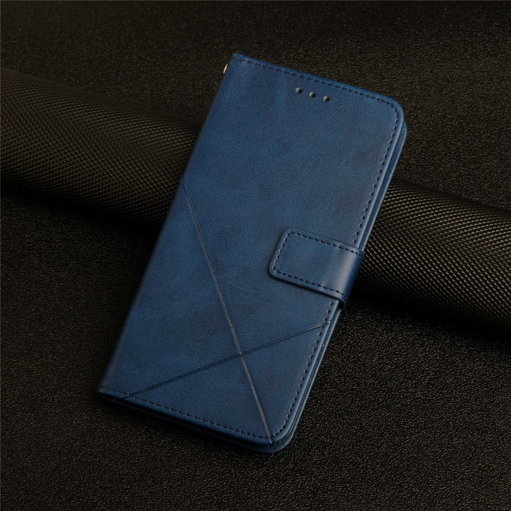 iPhone 14 Wallet Flip Cover line – Blå - produktbillede 6
