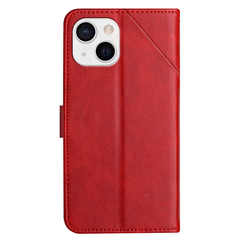 iPhone 14 Wallet Flip Cover line – Rød - produktbillede 8